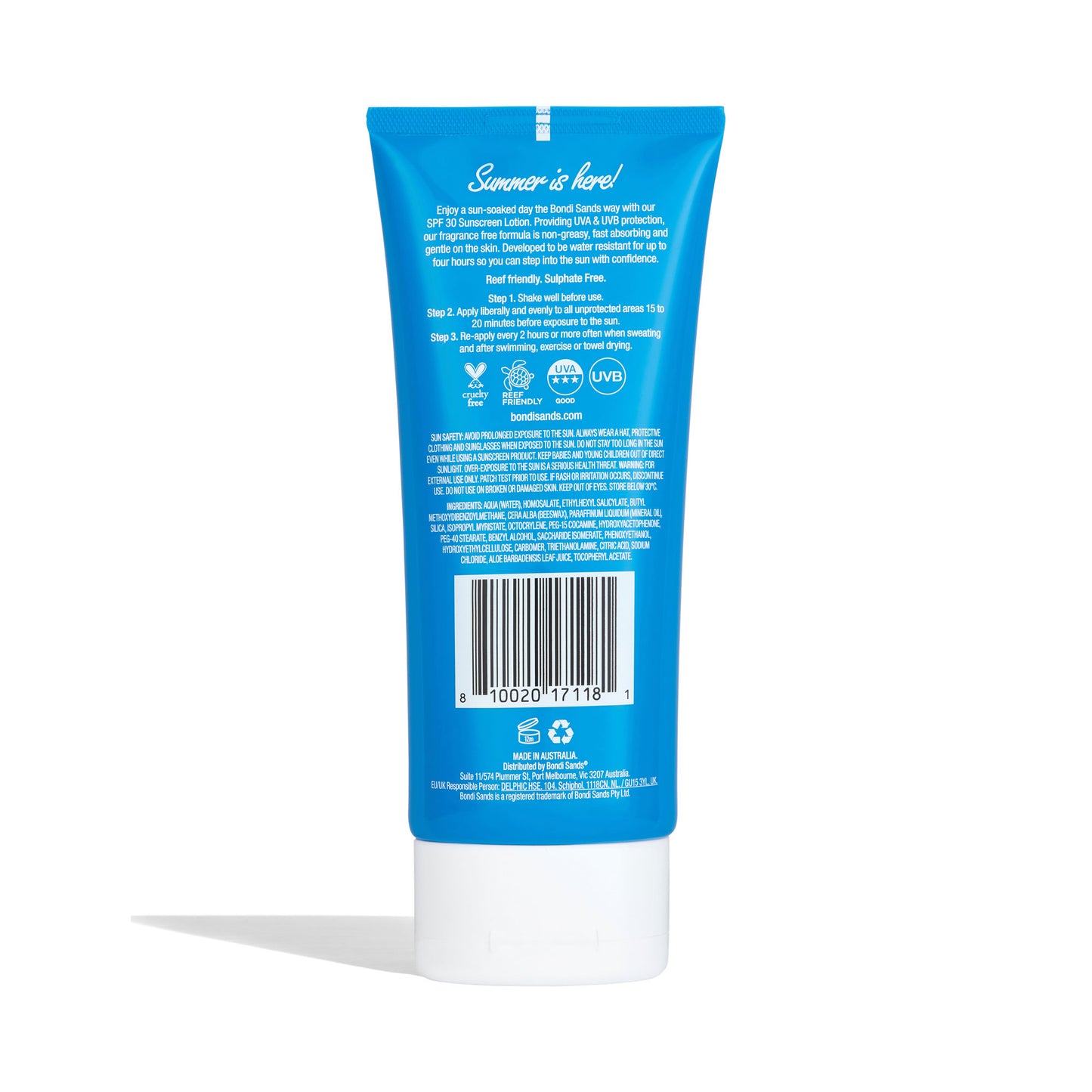 Bondi Sands -SPF 30 Fragrance Free Sunscreen Lotion