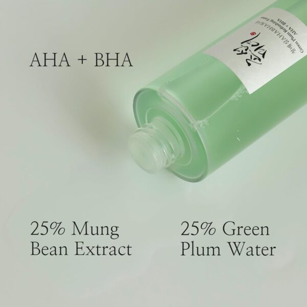 Beauty of Joseon GREEN PLUM REFRESHING TONER: AHA + BHA