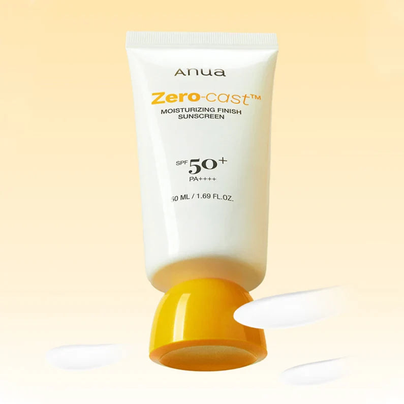 Anua Zero-Cast Moisturizing Finish Sunscreen SPF 50+