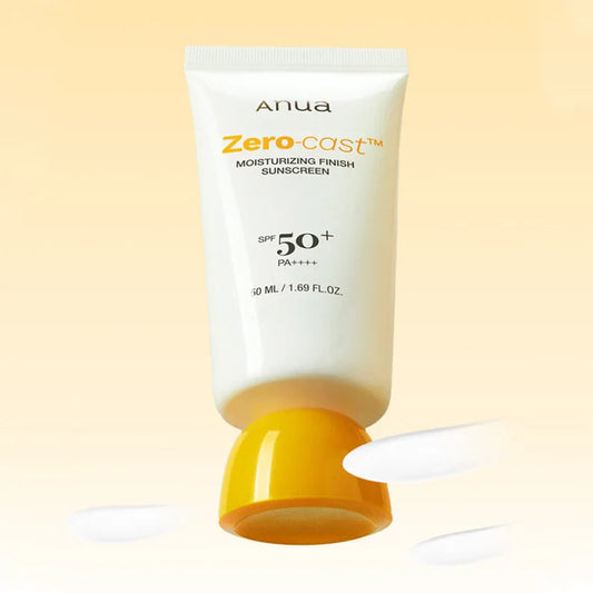 Anua Zero-Cast Moisturizing Finish Sunscreen SPF 50+