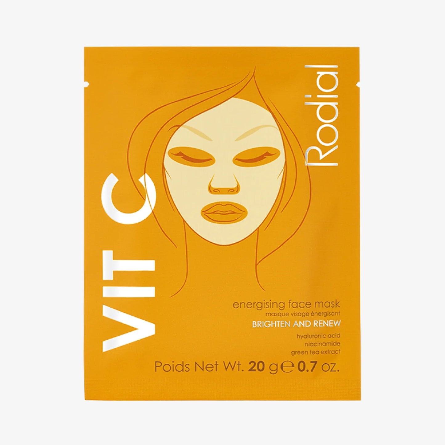Rodial VIT C ENERGISING SHEET MASK - INDIVIDUAL SACHET