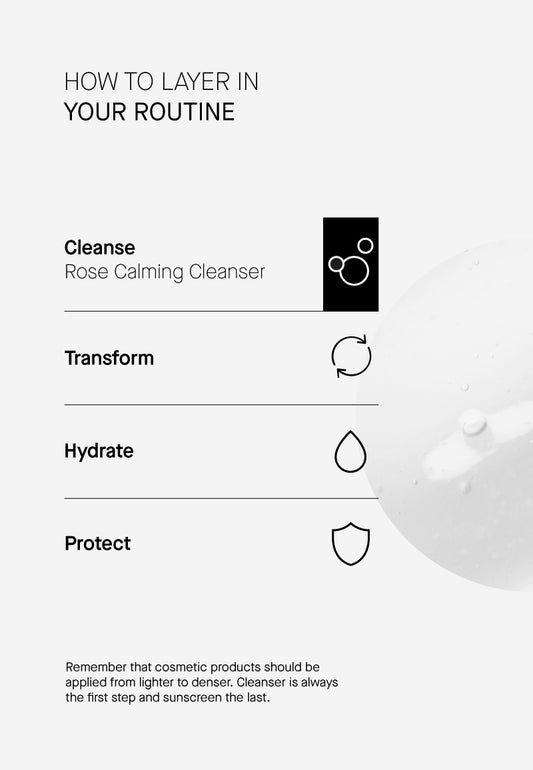 Transparent Labs Rose Calming Cleanser Ph 5.5
