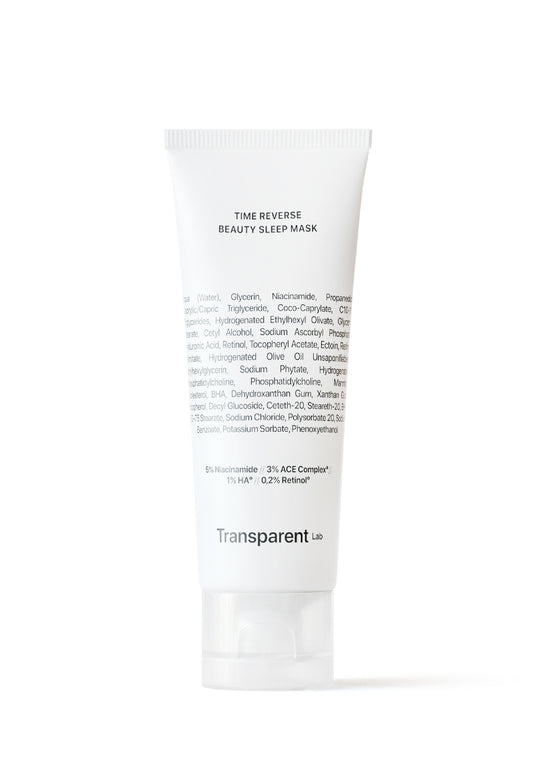 Transparent Labs Time Reverse Beauty Sleep Mask