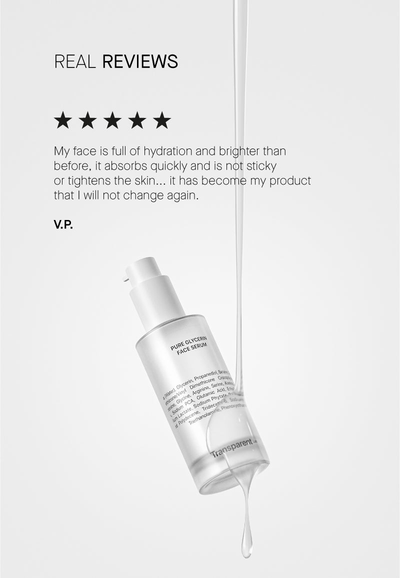 Transparent Lab Pure Glycerin Face Serum