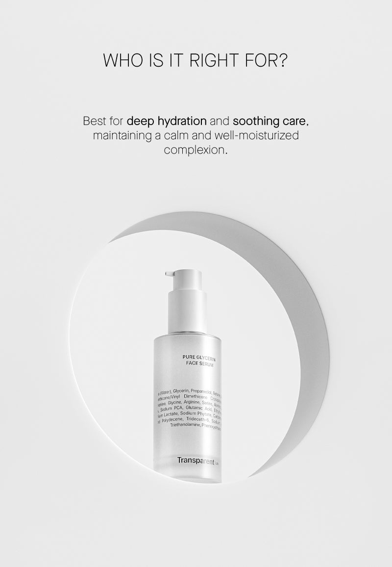 Transparent Lab Pure Glycerin Face Serum