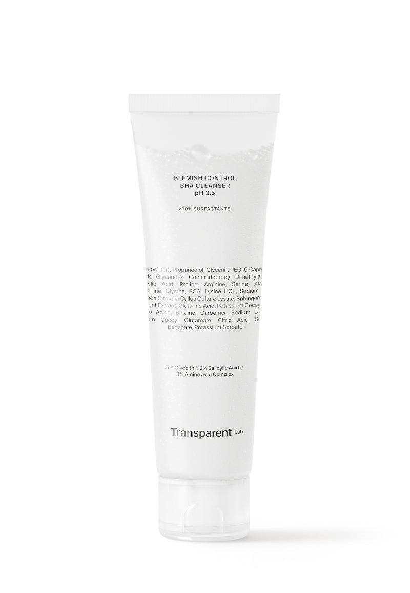 Transparent Lab Blemish Control BHA Cleanser PH 3.5