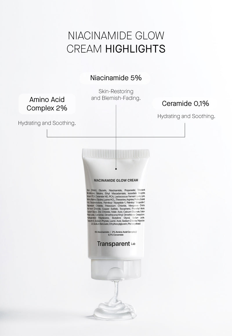 Transparent Labs- Niacinamide Glow Cream
