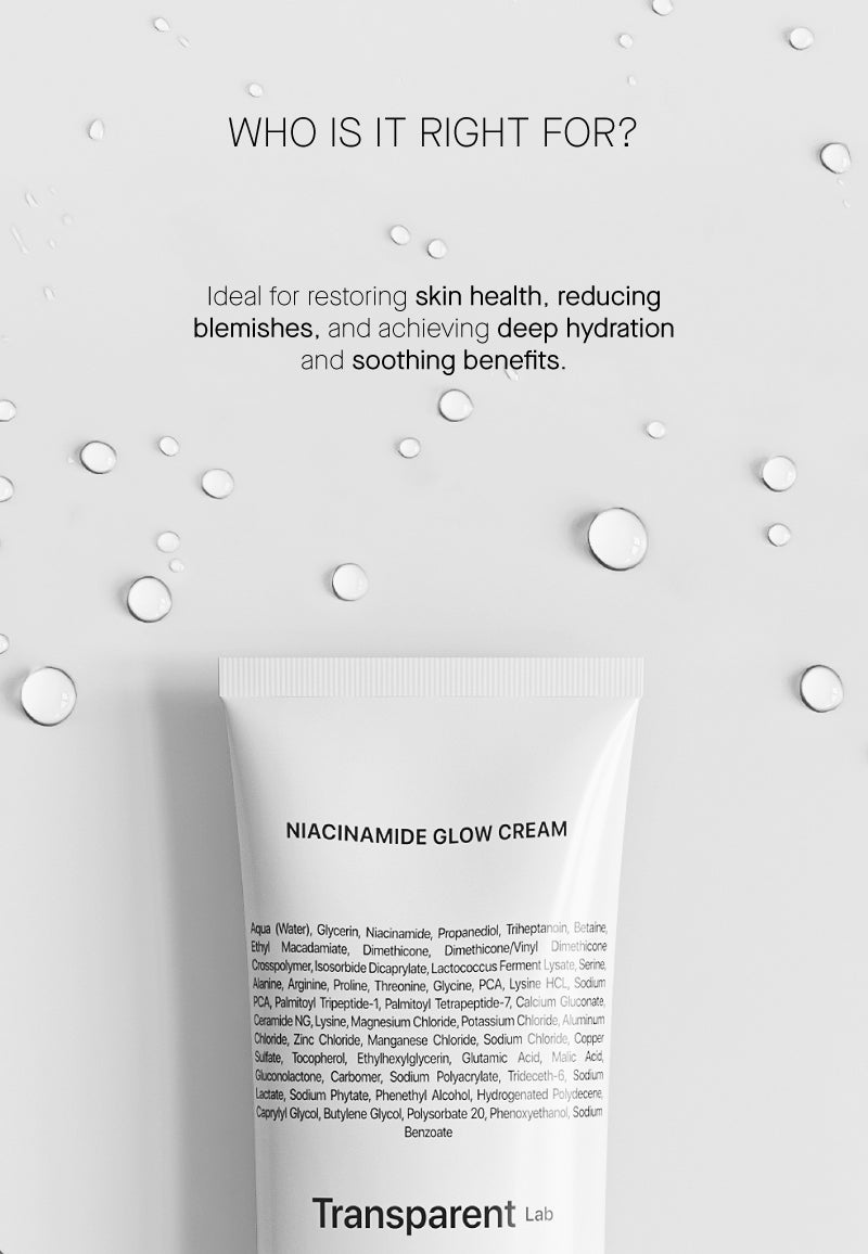 Transparent Labs- Niacinamide Glow Cream