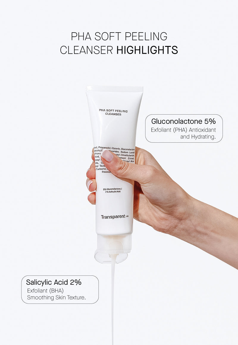 Transparent Lab PHA Soft Peeling Cleanser