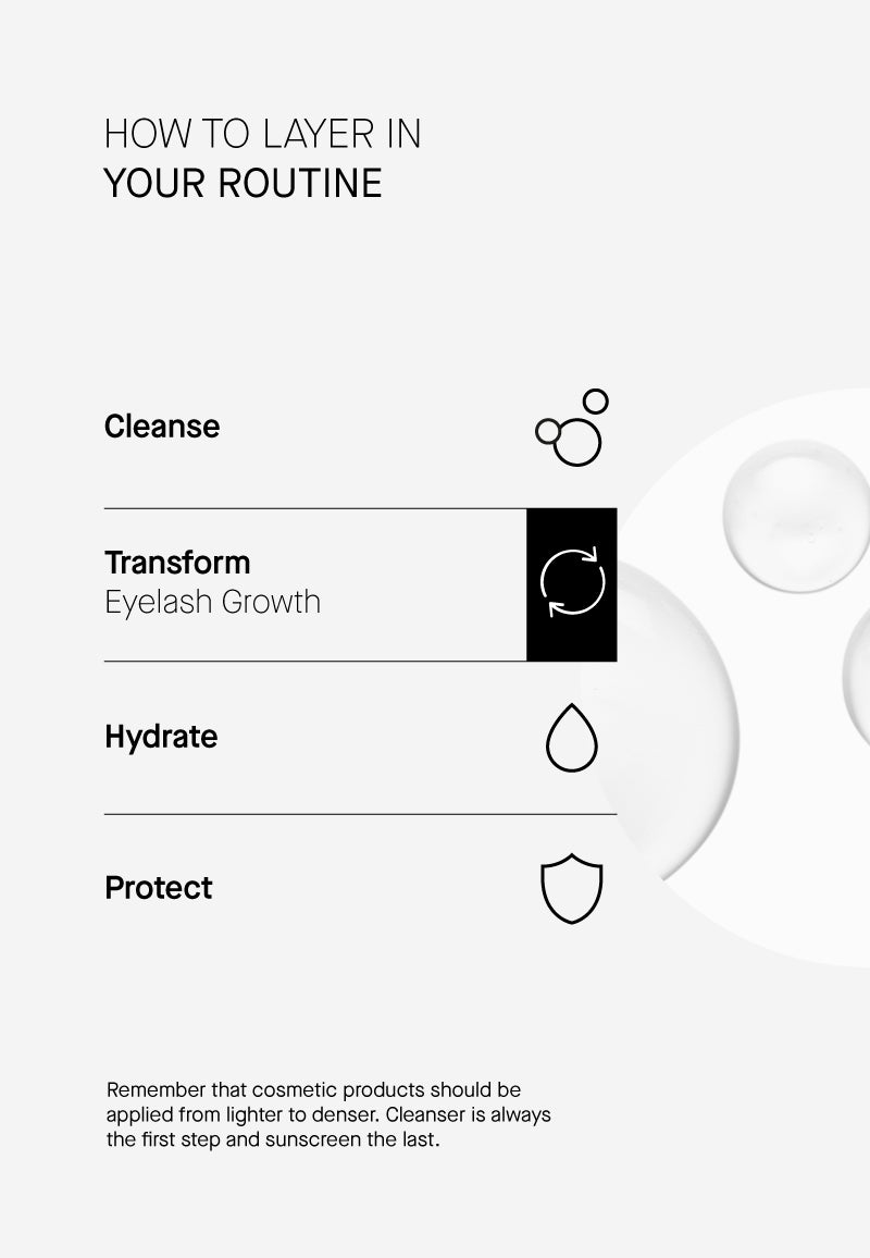 TRANSPARENT LAB EYELASH GROWTH - Eyelash Redensifying Serum without Hormones