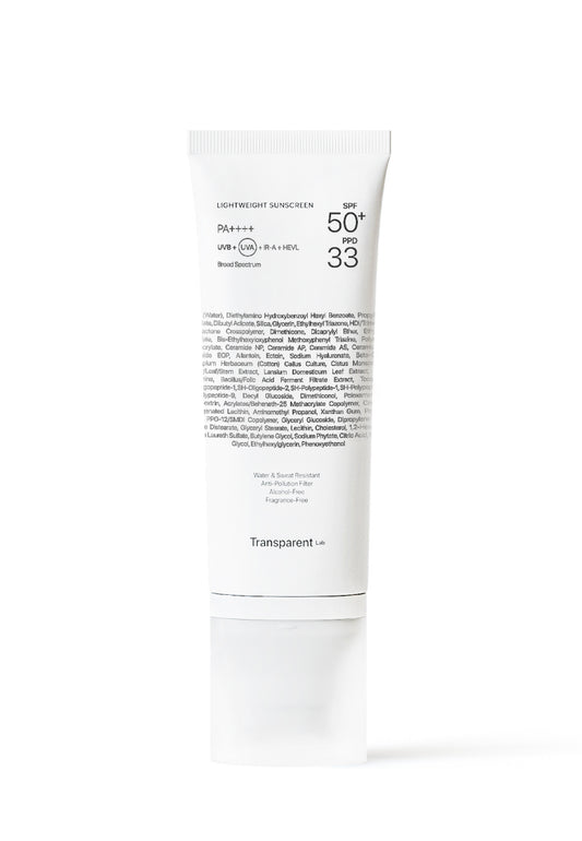 Transparent Lab Lightweight Sunscreen SPF50+