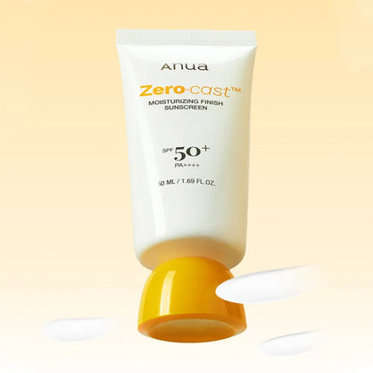 Anua Zero-Cast Moisturizing Finish Sunscreen SPF 50+