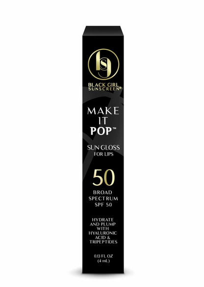 Black Girl Sunscreen Make It Pop™ Sungloss™ Lip Gloss with SPF