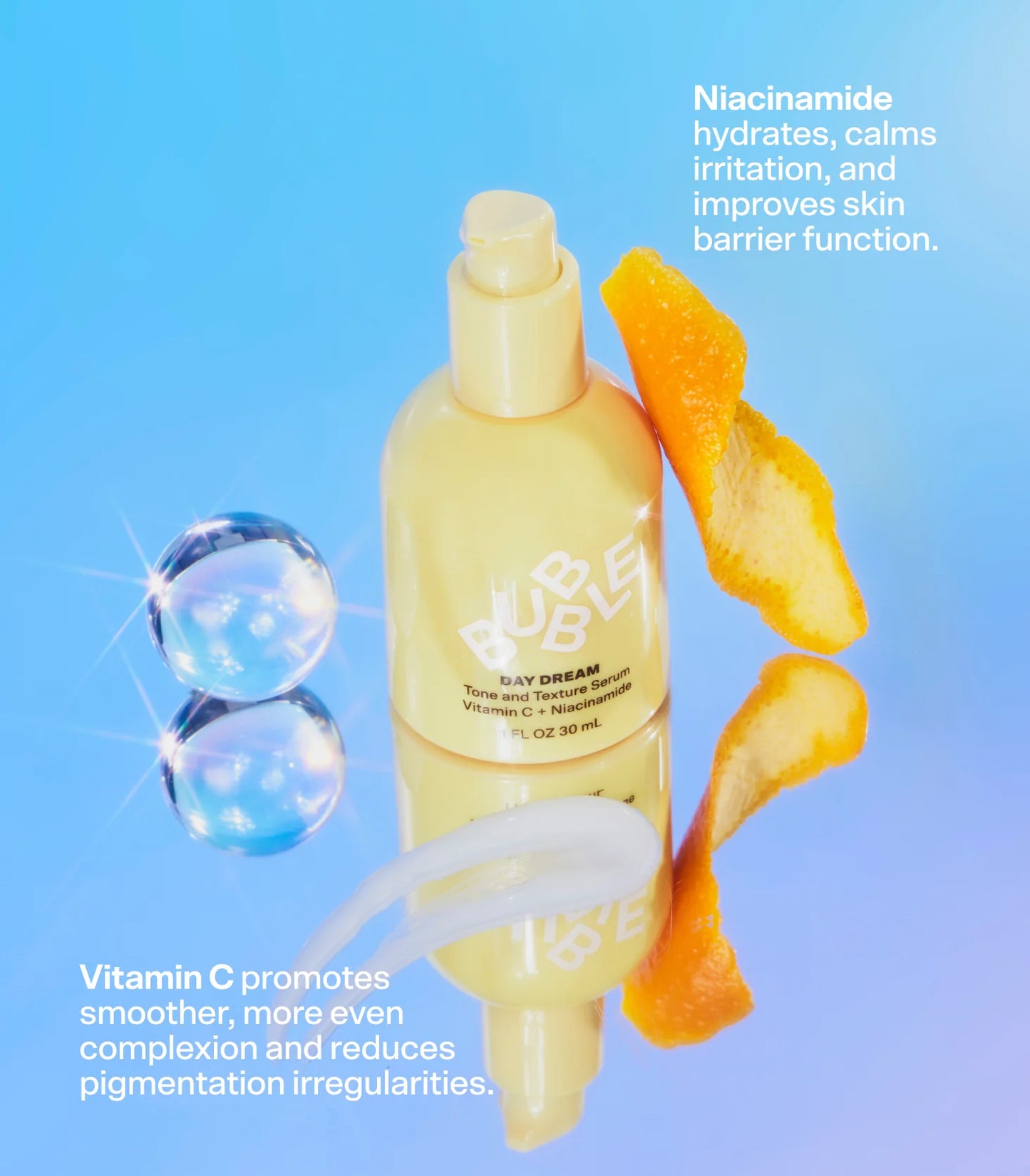 Bubble Skincare Tone and Texture Serum Vit C + Niacinamide