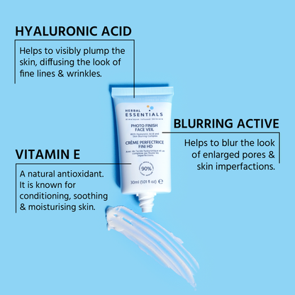 Herbal Essentials Photo Finish Face Veil with Hyaluronic Acid and Skin Blurring Complex