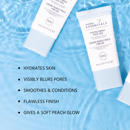 Herbal Essentials Photo Finish Face Veil with Hyaluronic Acid and Skin Blurring Complex