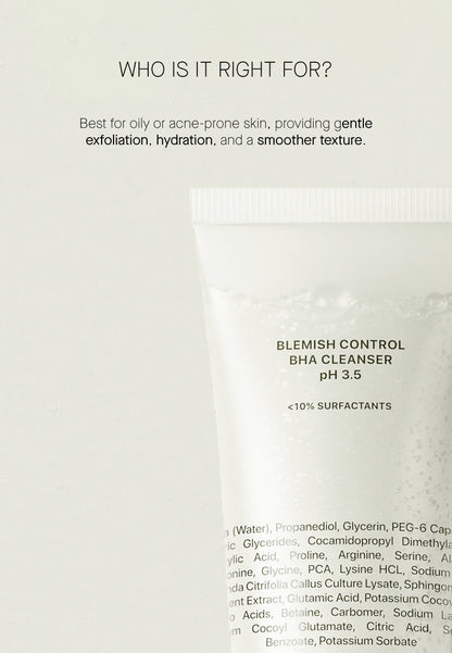 Transparent Lab Blemish Control BHA Cleanser PH 3.5