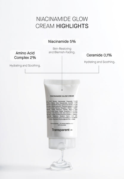 Transparent Labs- Niacinamide Glow Cream