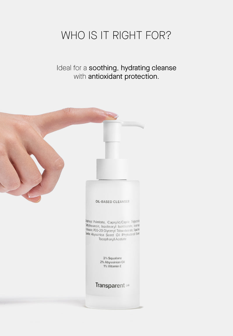 Transparent Lab Oil Based Cleanser
