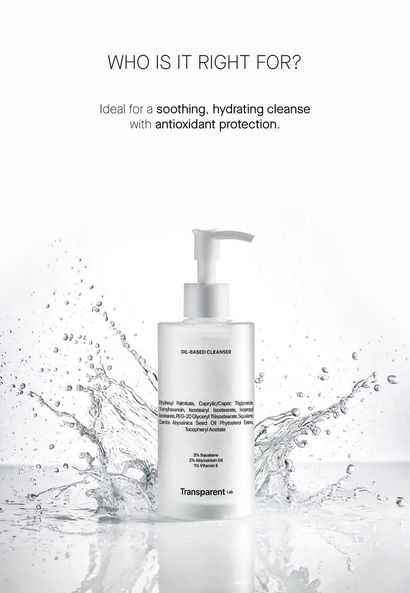 Transparent Lab Oil Based Cleanser