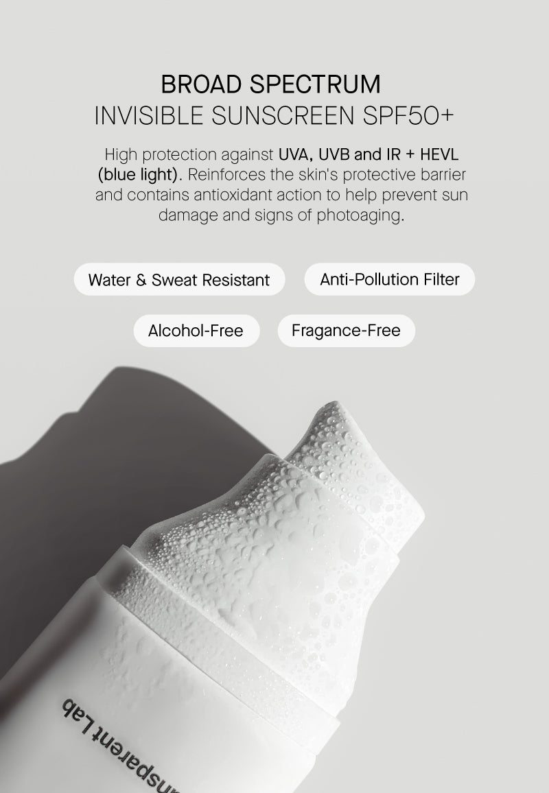 Transparent Lab Invisible Sunscreen SPF50+